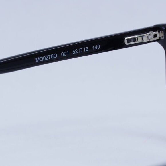 🕶️ New Alexander McQueen MQ0276O 001 Eyeglasses - Black Frame 52mm - Picture 7 of 11